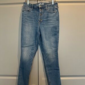 Old Navy High Rise Blue Jeans Classic Denim